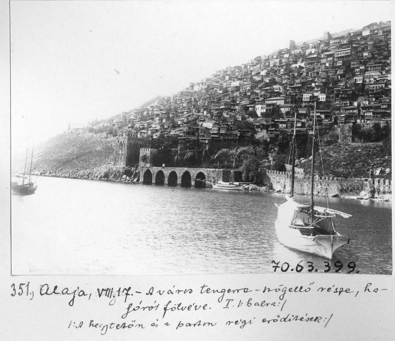 Denizden Alanya Evleri / 1914