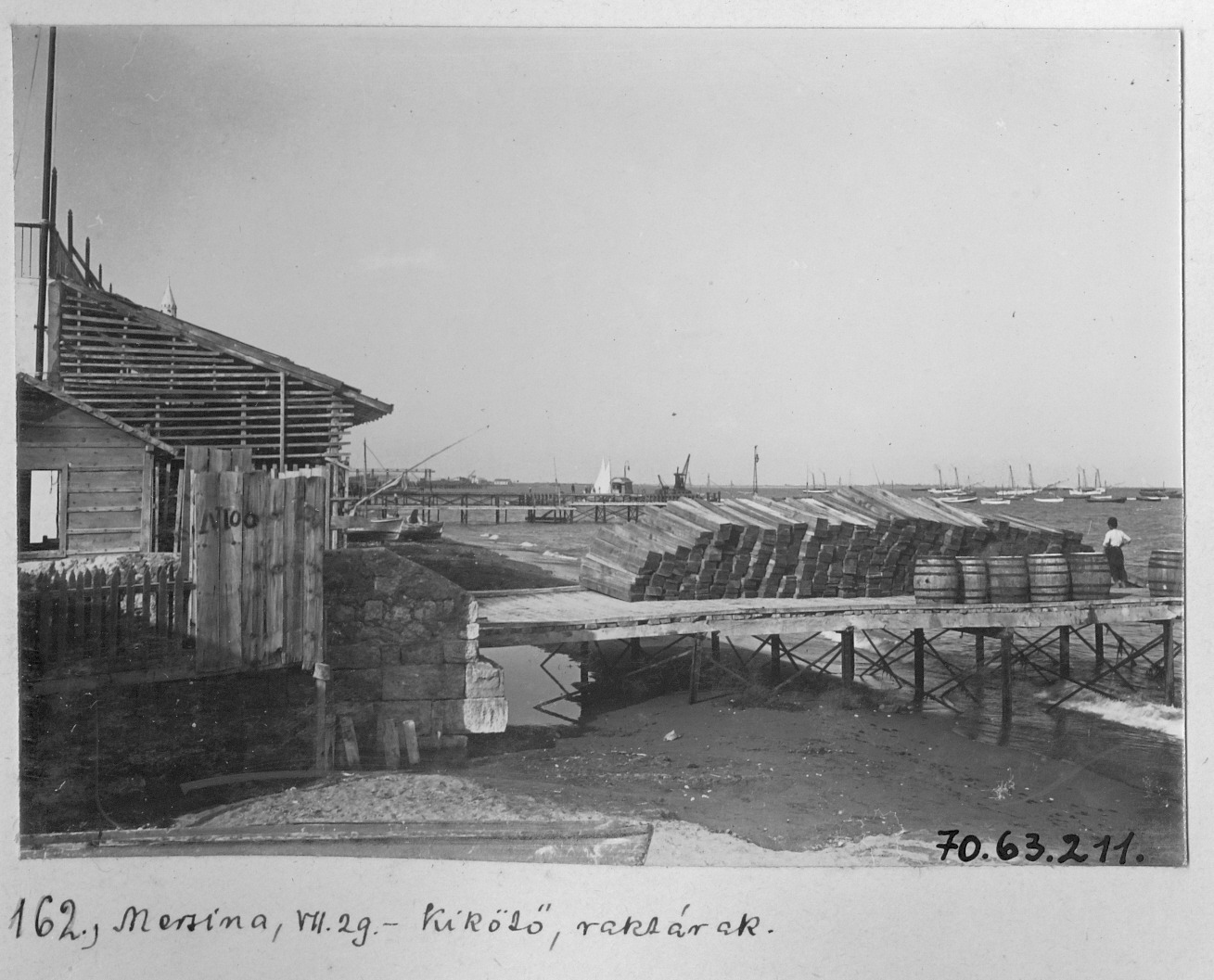 Mersin Limanı ve Depolar / 1914
