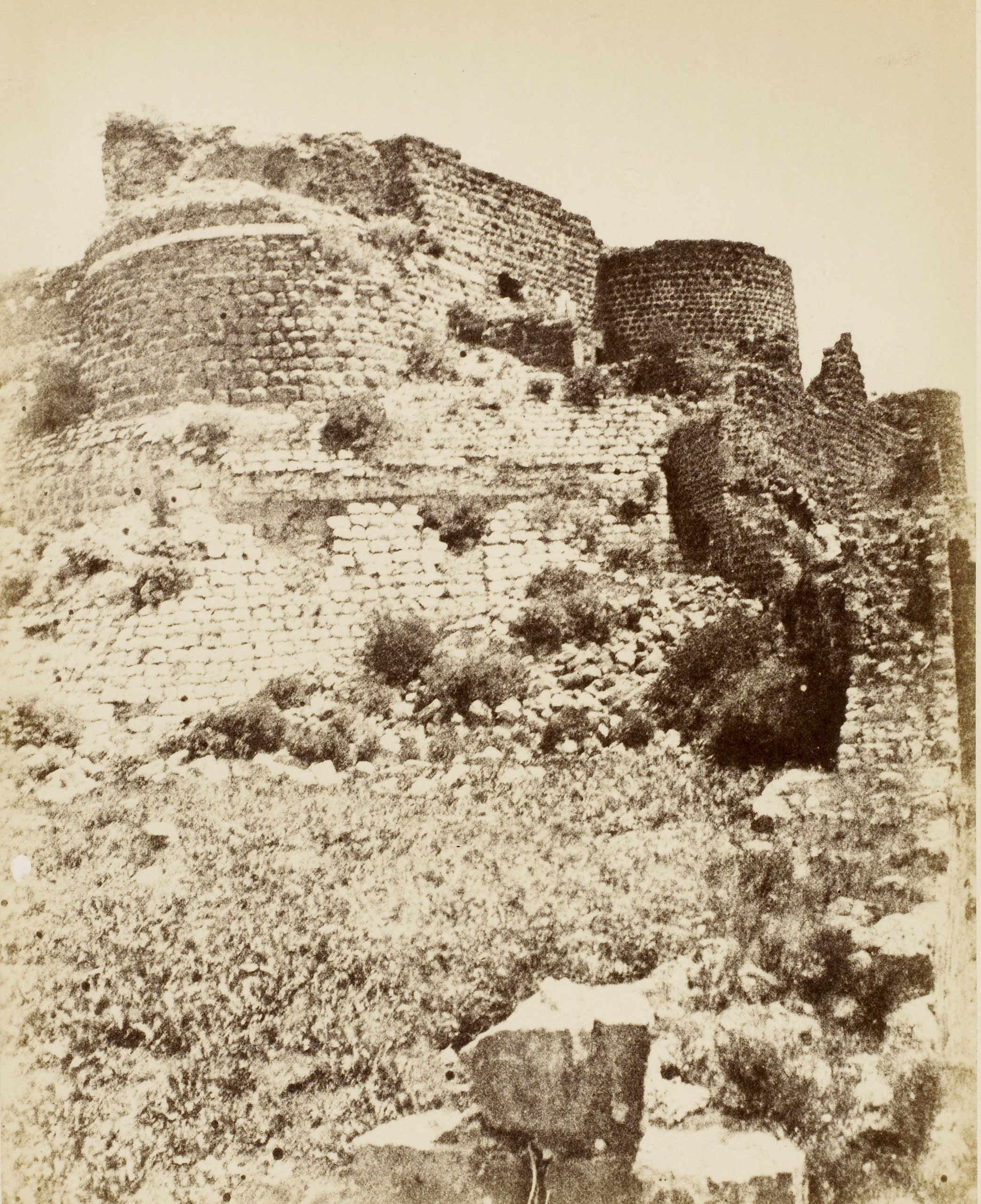 Toprakkale Kalesi Güneybatı'dan Görünümü / Osmaniye / 1874