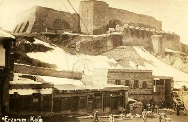 1890′larda Erzurum Kalesi