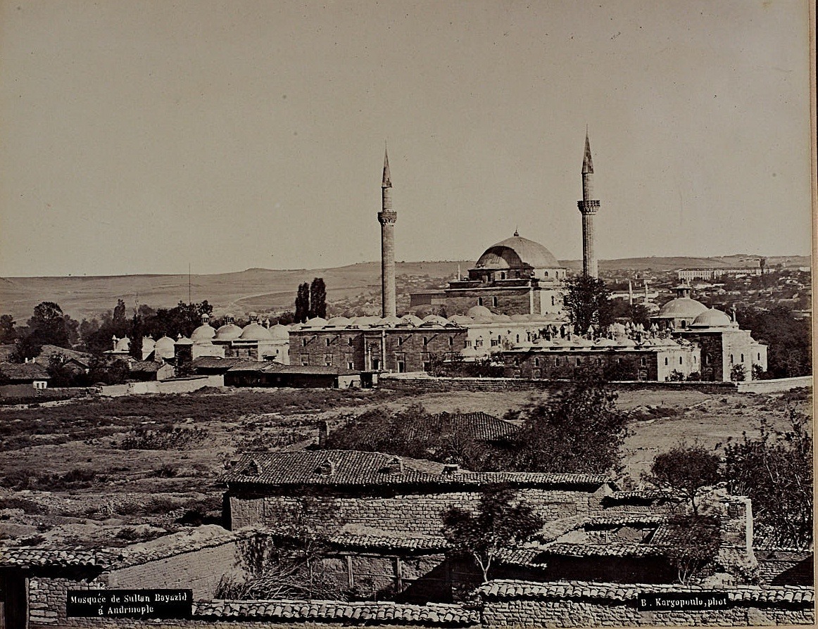 Edirne II. Beyazıt Camii ve Çevresi / Basile Kargopoulo Fotoğrafı