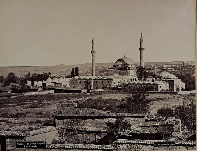 Edirne II. Beyazıt Camii ve Çevresi / Basile Kargopoulo Fotoğrafı
