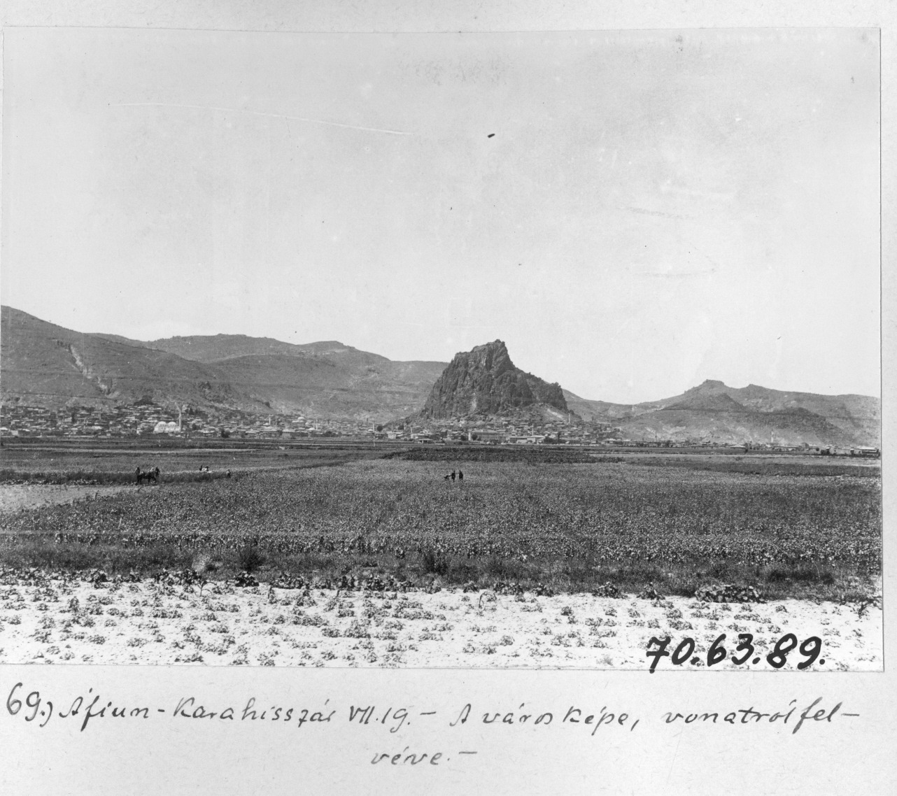 Trenden Afyon Görünümü / 1914