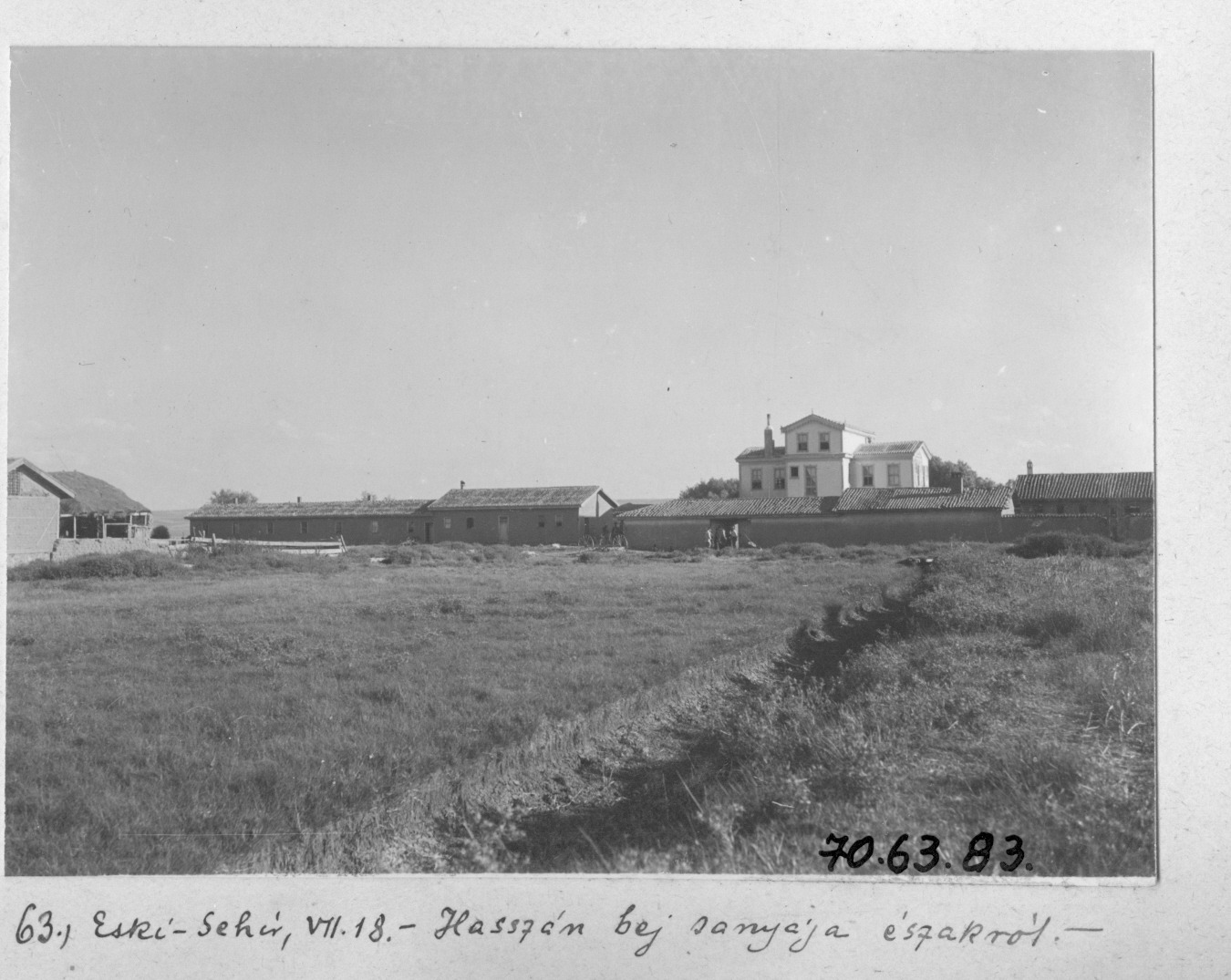 Hasanbey Çiftliği Kuzeyden Görünümü / Eskişehir / 1914