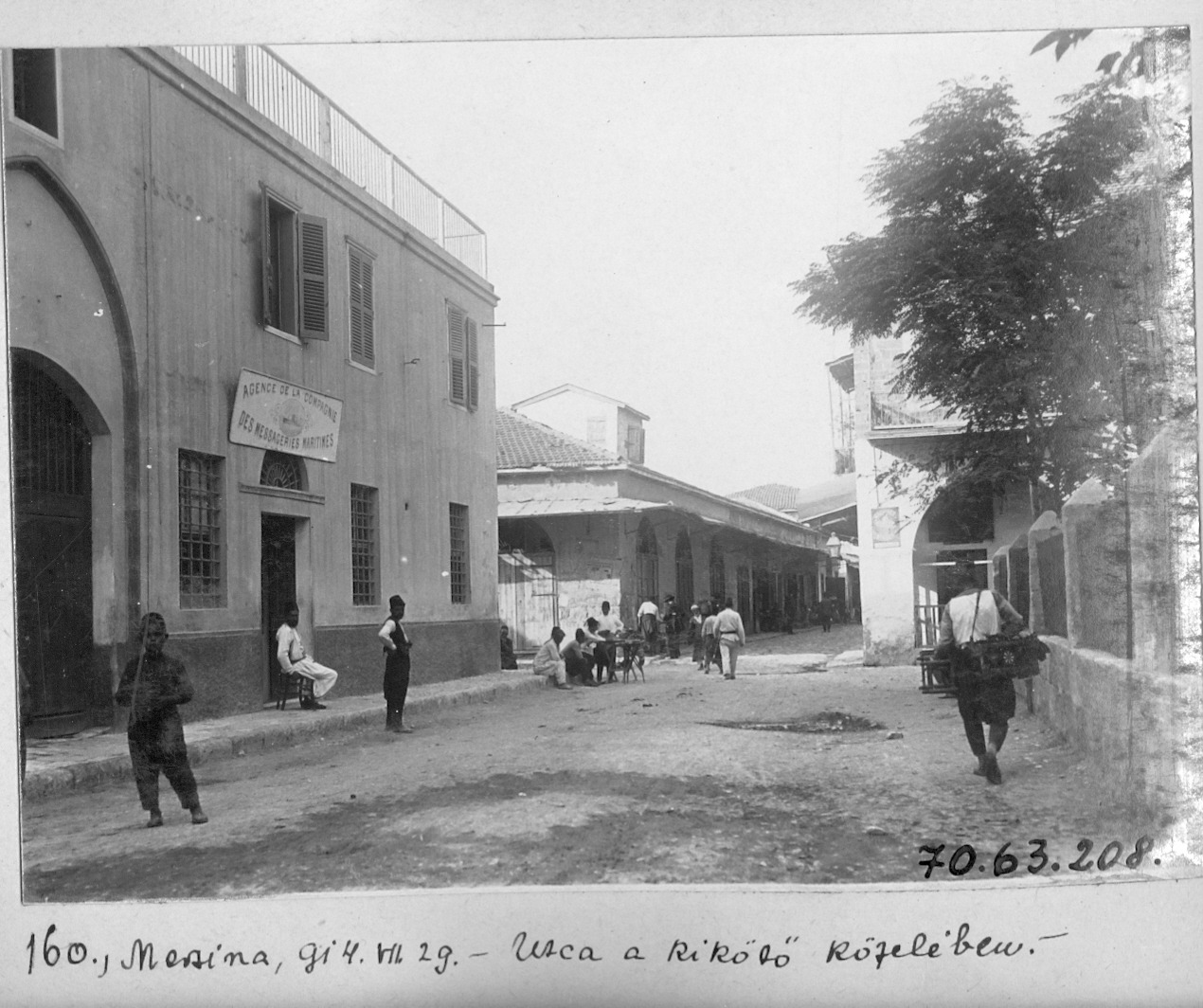 Mersin Merkezden Sokak Görünümü / 1914
