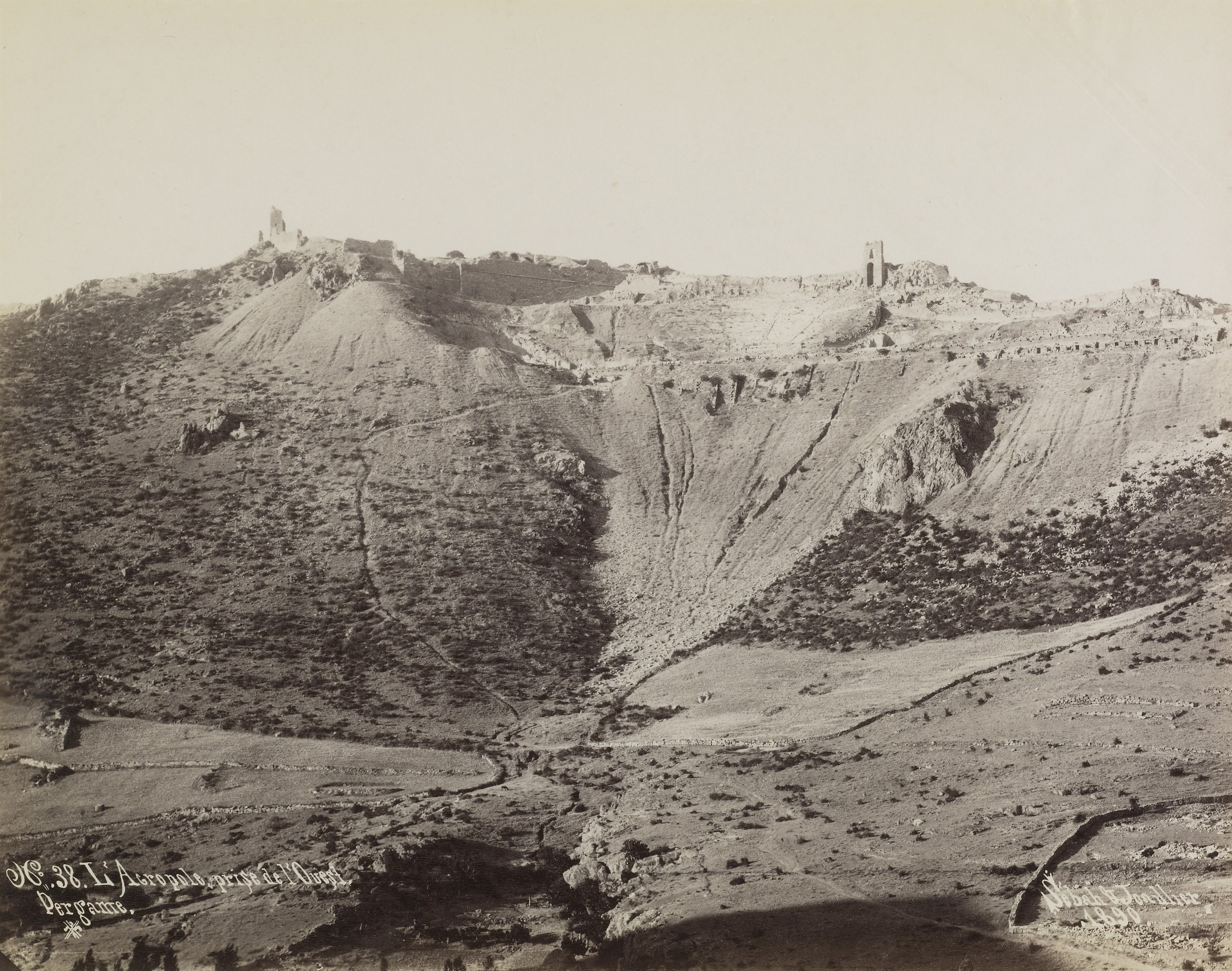 Bergama Akropol / Sébah ve Joaillier Fotoğrafı