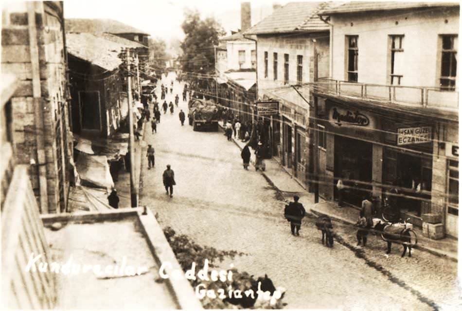 Gaziantep Kunduracılar Caddesi / 1940'lar