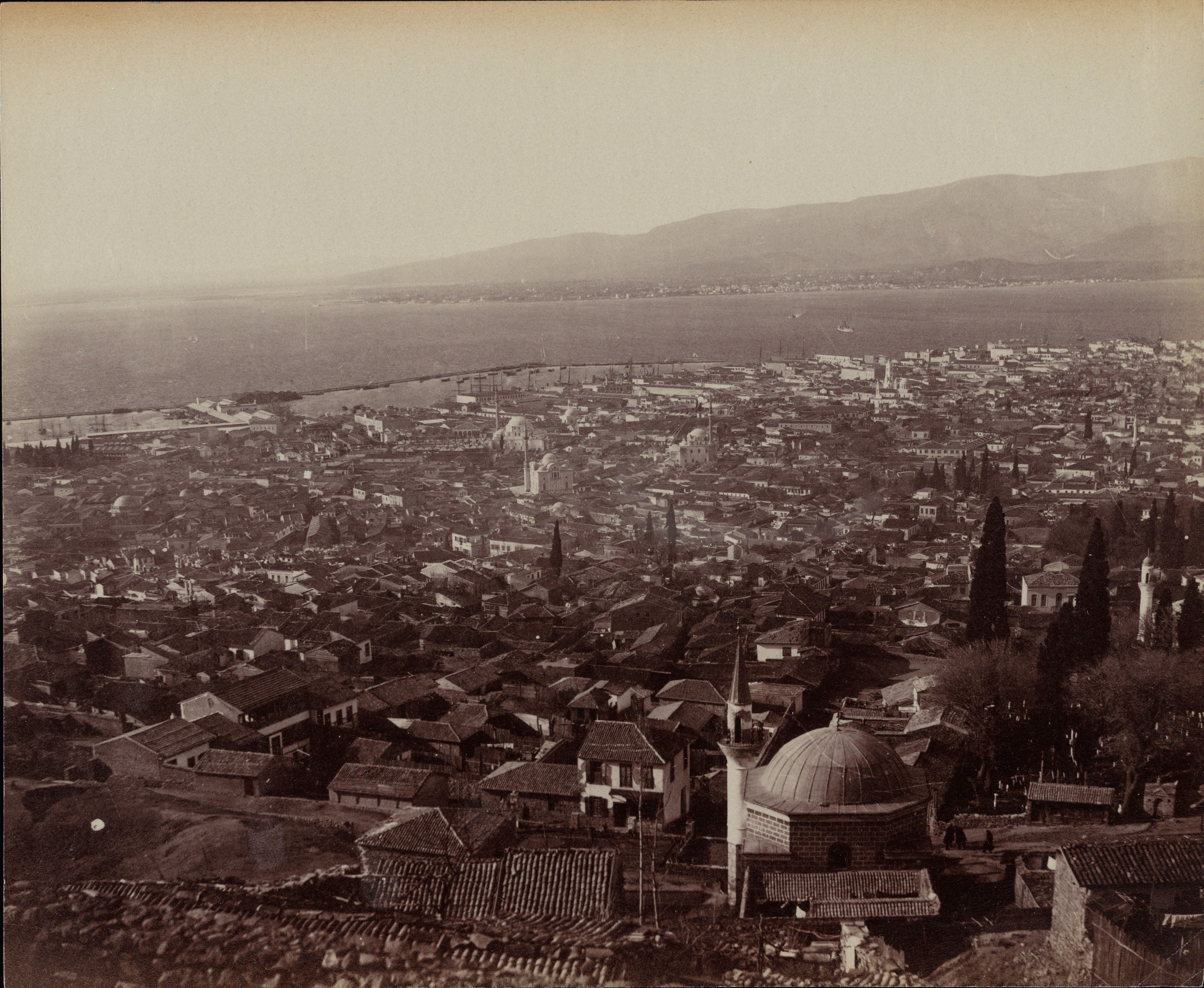 İzmir / Alphonse Rubellin Fotoğrafı / 1870'ler