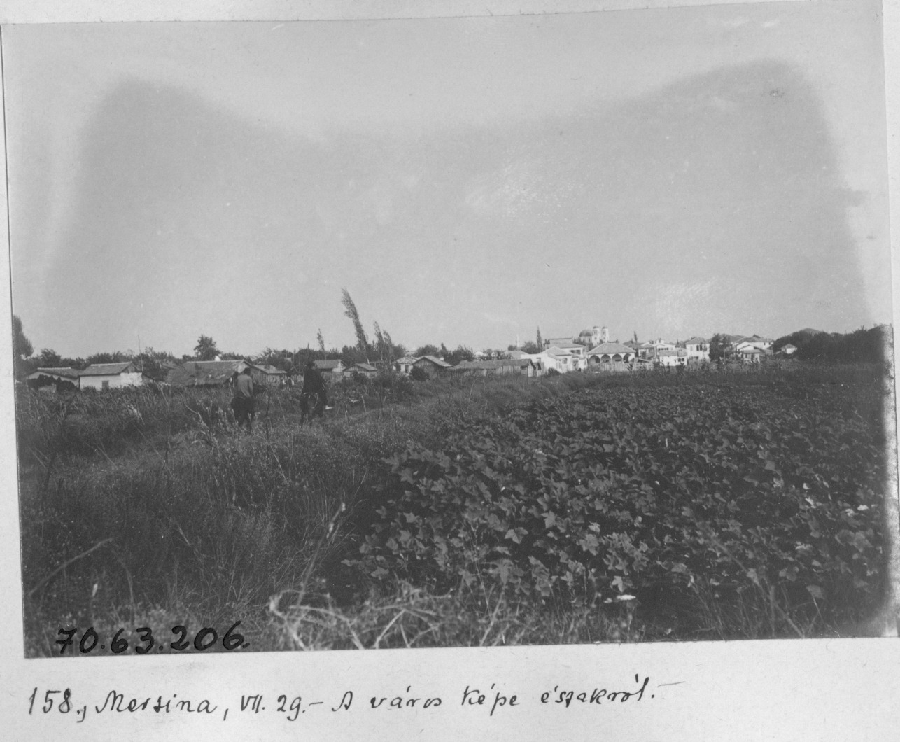 Şehrin Kuzeyinin Görünümü, Mersin / 1914