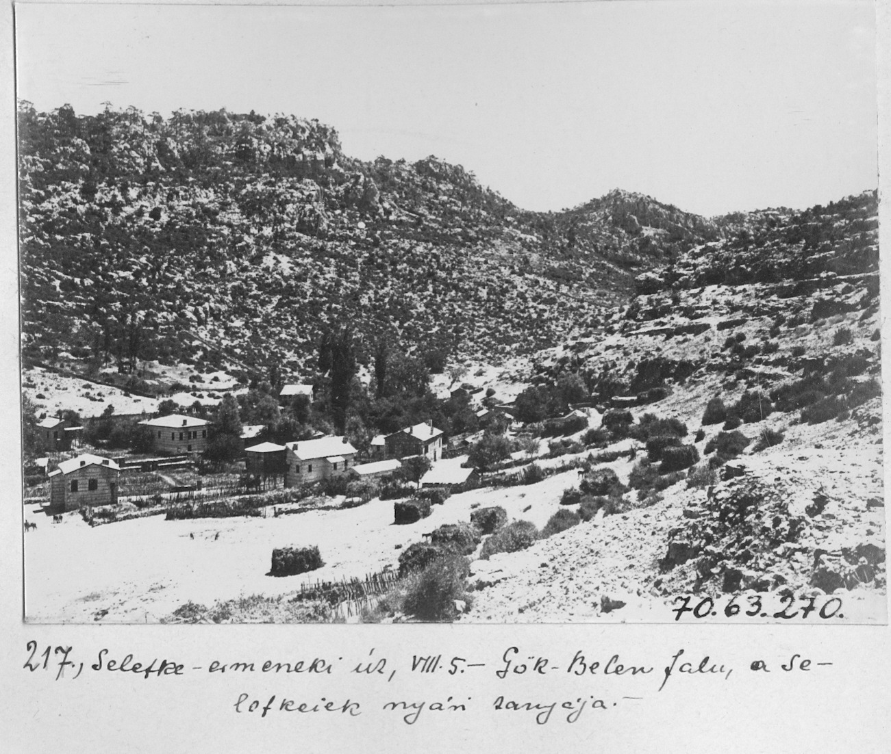 Gökbelen Köyü, Silifke / 1914