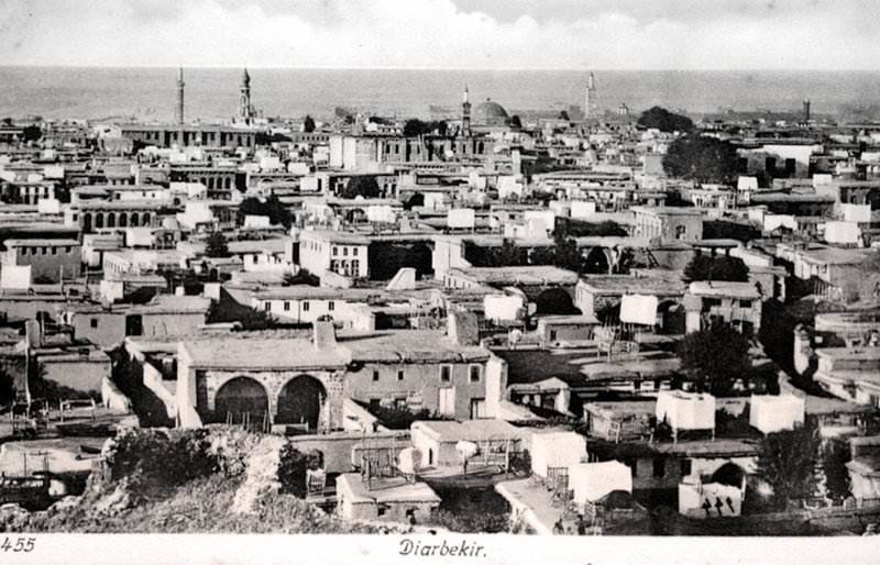 Diyarbekir: panorama of the town (Source: Michel Paboudjian collection)