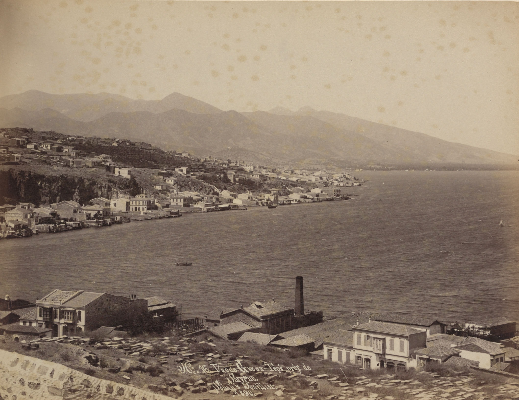 İzmir Göztepe / Sébah ve Joaillier Fotoğrafı / 1890