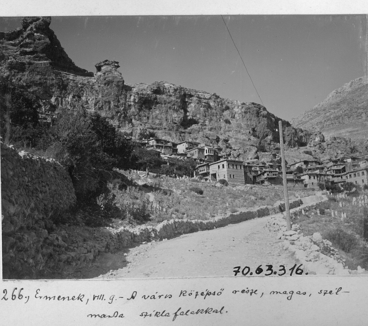 Ermenek - Şehrin Orta Kısımlarının Görünümü, Karaman / 1914