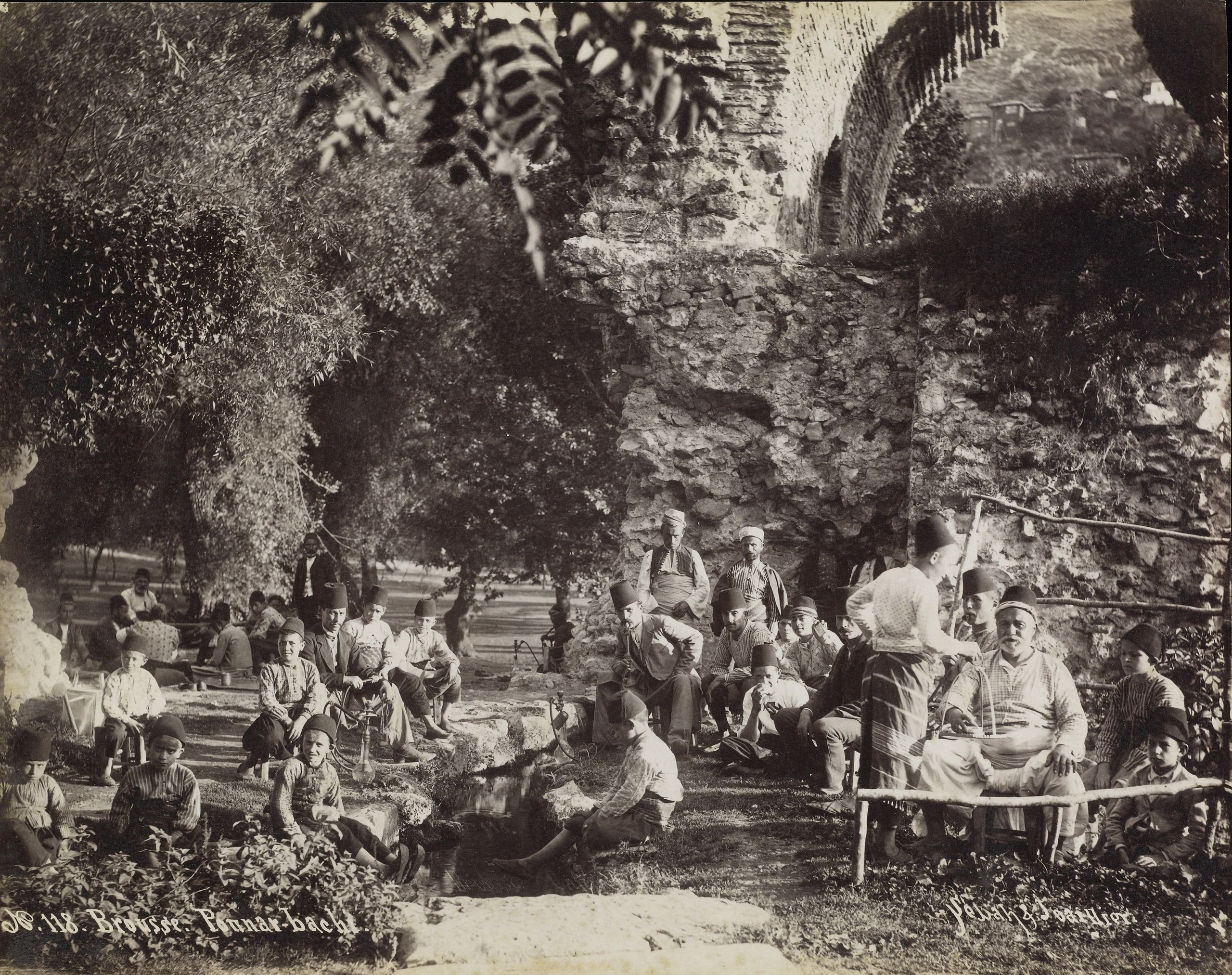 Bursa Pınarbaşı / Sébah ve Joaillier Fotoğrafı / 1890'lar