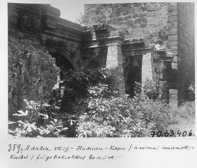 Hadrianus Kapısı, Antalya / 1914