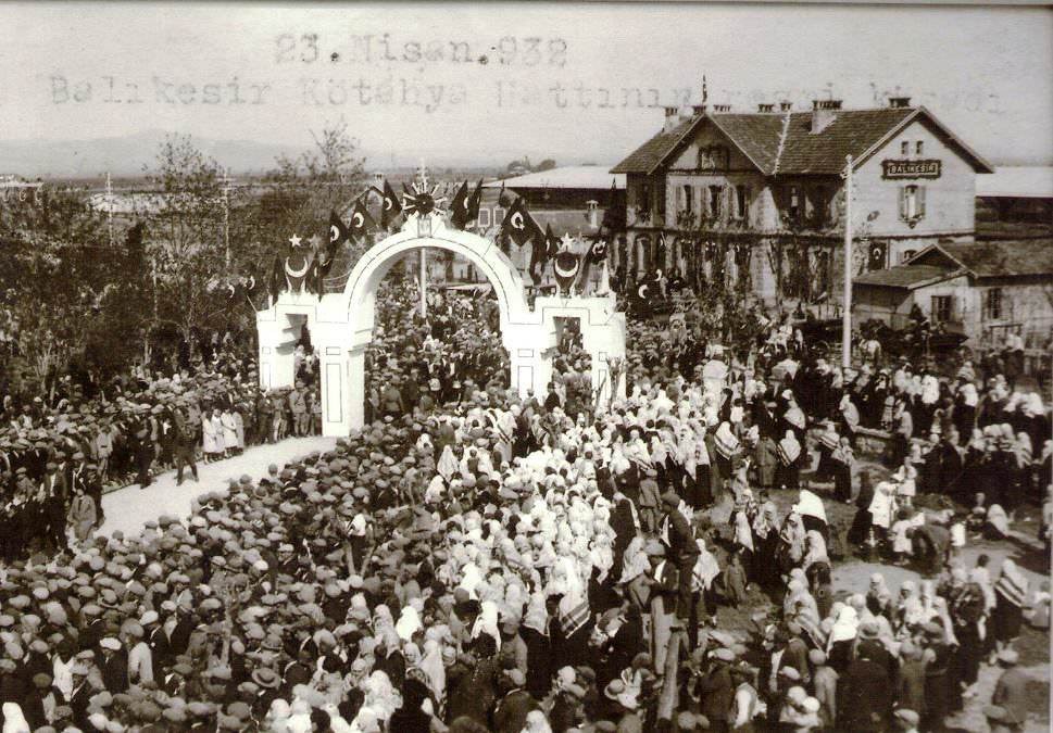 Balıkesir – Kütahya demiryolu hattının açılışı / 23 Nisan 1932