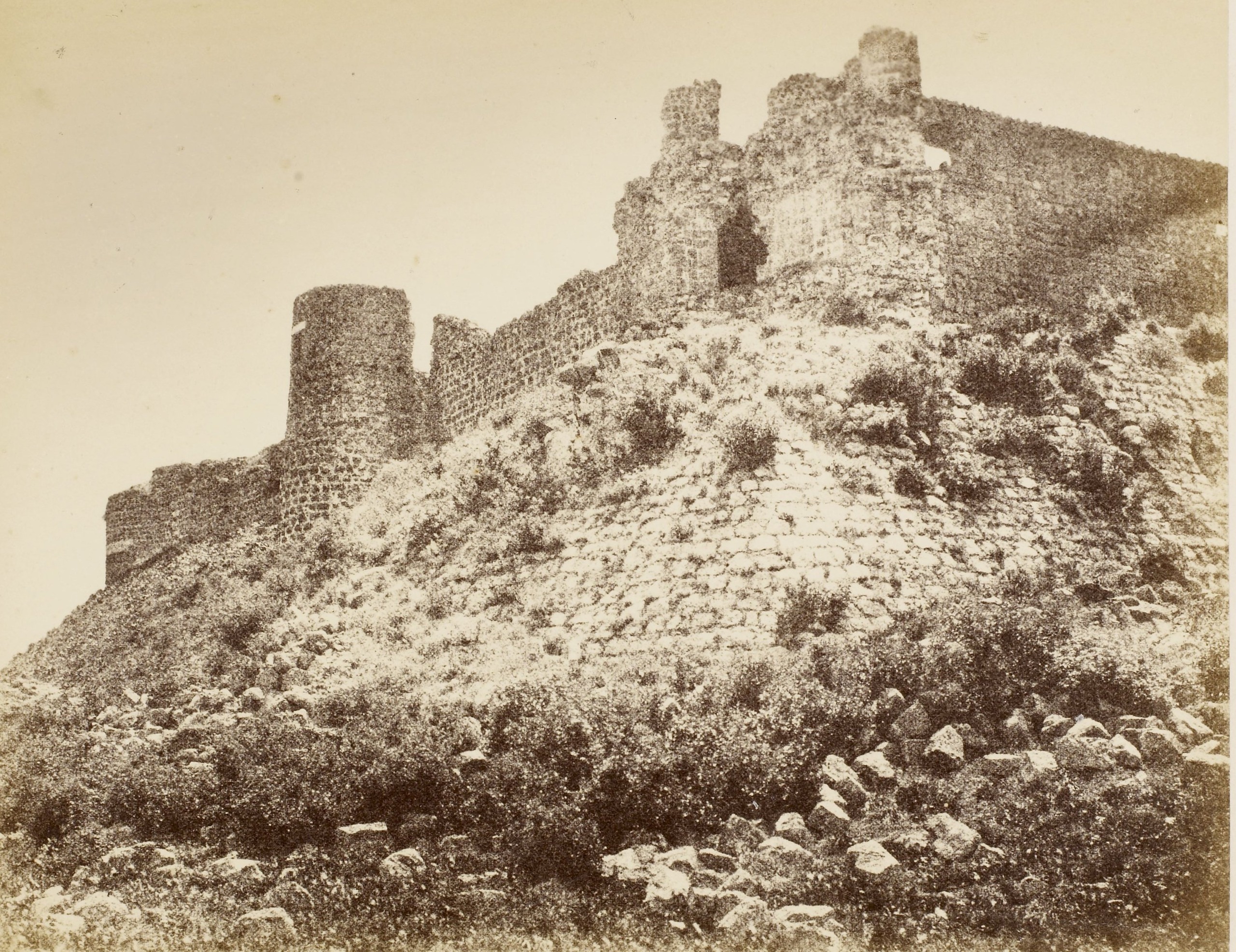 Toprakkale Kalesi Kuzey'den Görünümü / Osmaniye / 1874
