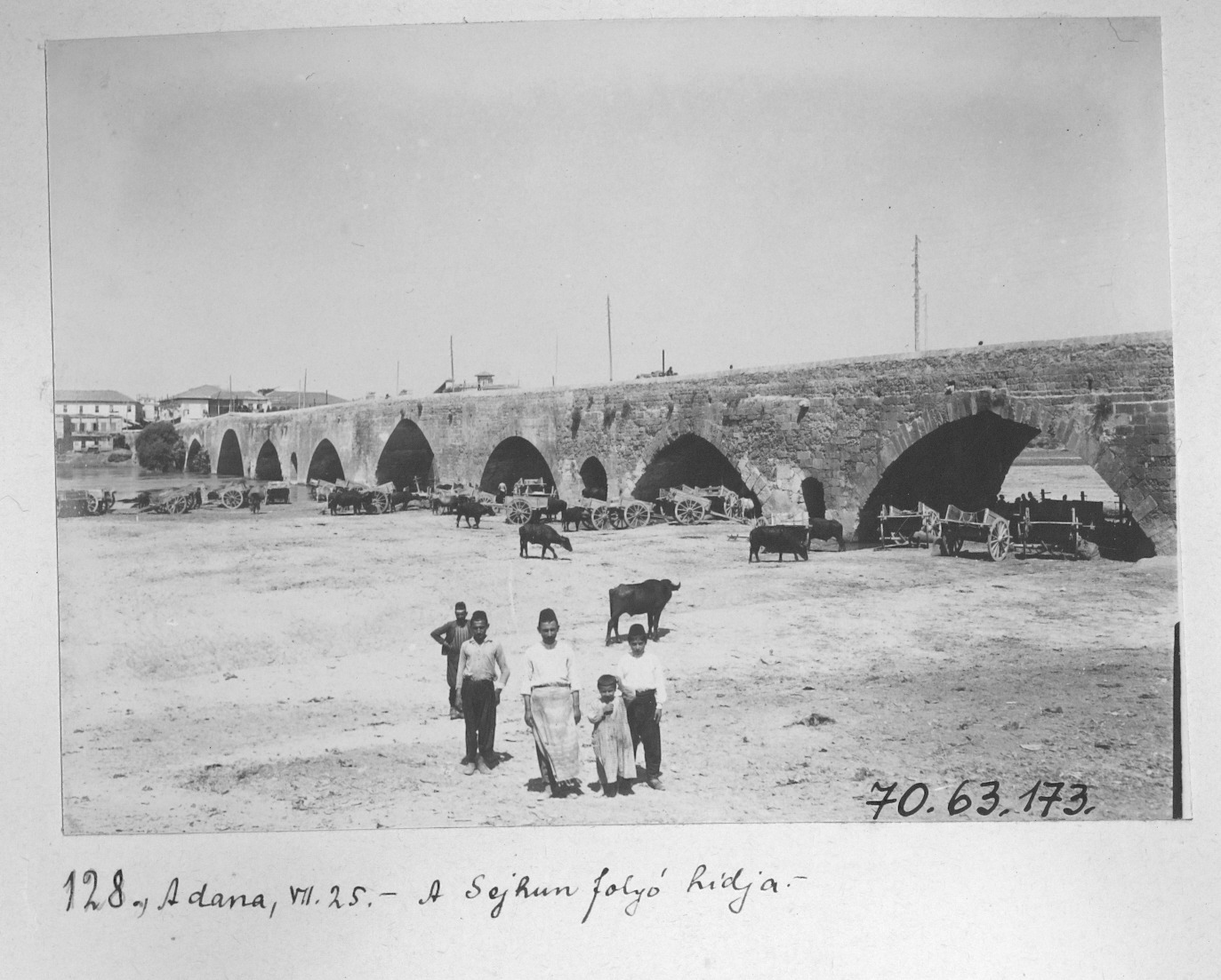 Seyhan Köprüsü - Taş Köprü, Adana / 1914