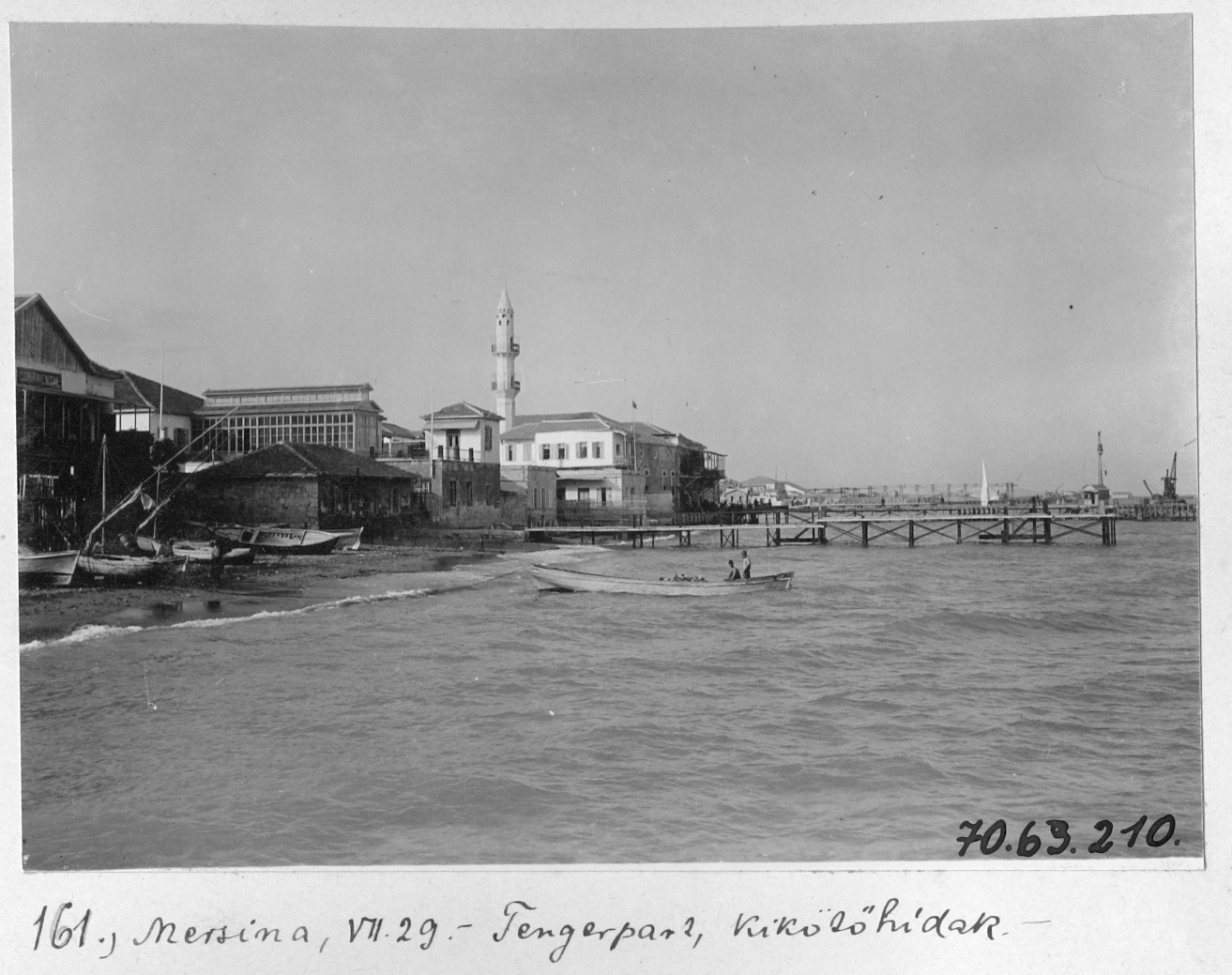 Plaj ve Liman / Mersin / 1914
