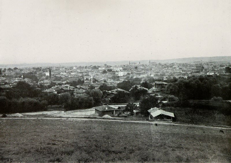 Vezirköprü seen from the west (Source: John G. C. Anderson, A journey of exploration in Pontus, Bruxelles, 1903)