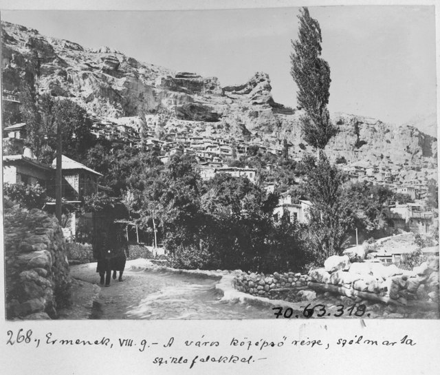 Ermenek - Şehrin Doğu Kısmından Görünüm / 1914