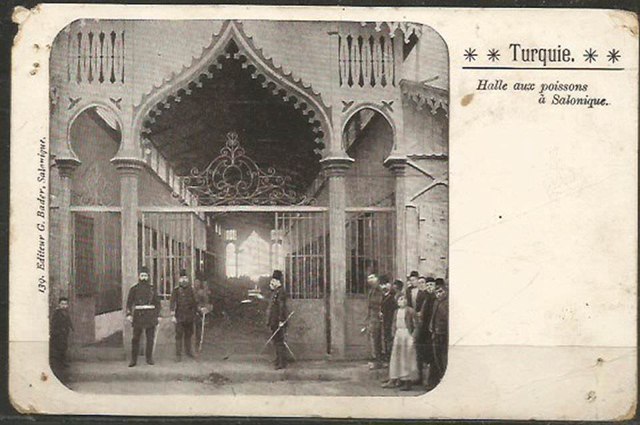 1895 yılında yapılan Selanik balık pazarı…