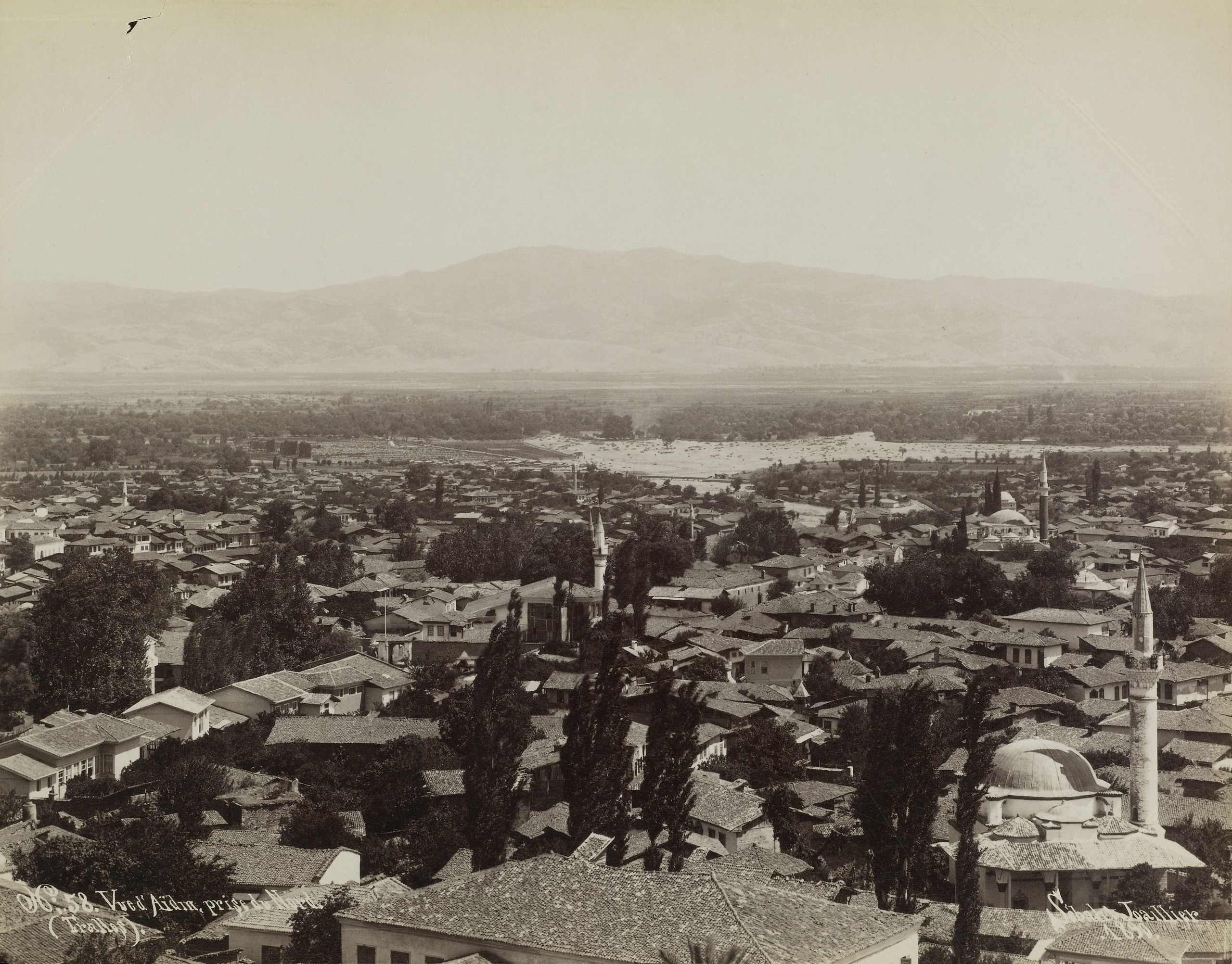 Aydın'ın Kuzeyden Görünümü / Sébah ve Joaillier Fotoğrafı / 1890'lar