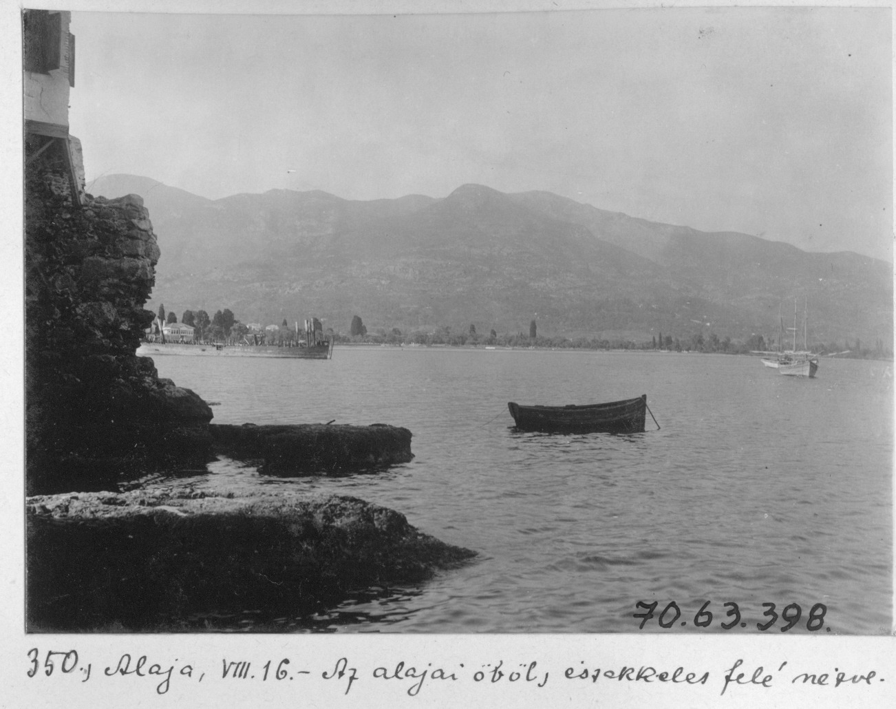 Alanya Sur Dibinden Denize Doğru Görünüm / 1914