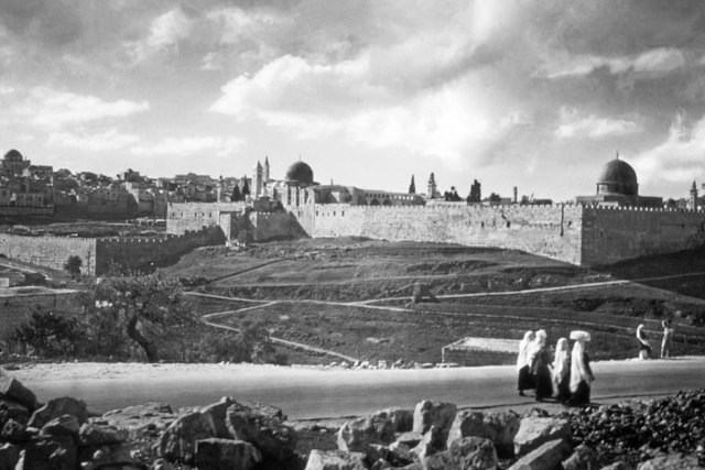 Kudüs Şehri Görünümü / 1950