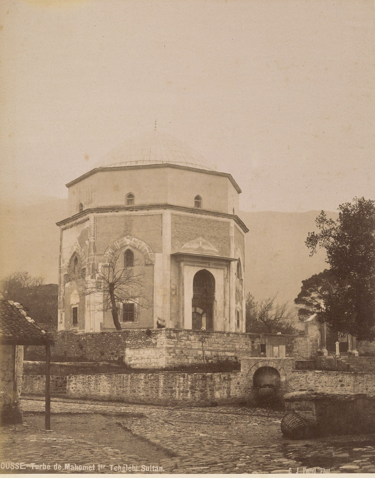 Çelebi Mehmet Türbesi, Bursa C.J. Fellet Fotoğrafı / 1870′ler