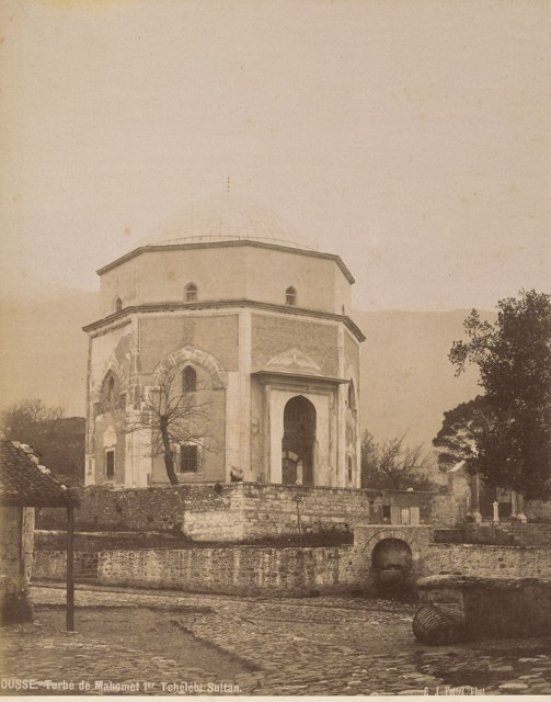 Çelebi Mehmet Tomb, Bursa C.J. Fellet Photo / 1870′s