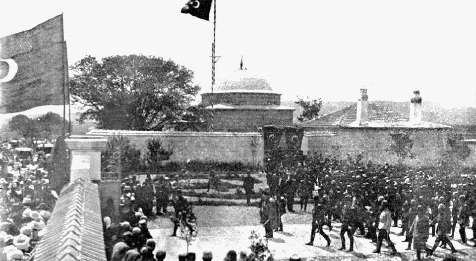 Priştine Sultan V. Mehmet'in ziyareti  / 1911