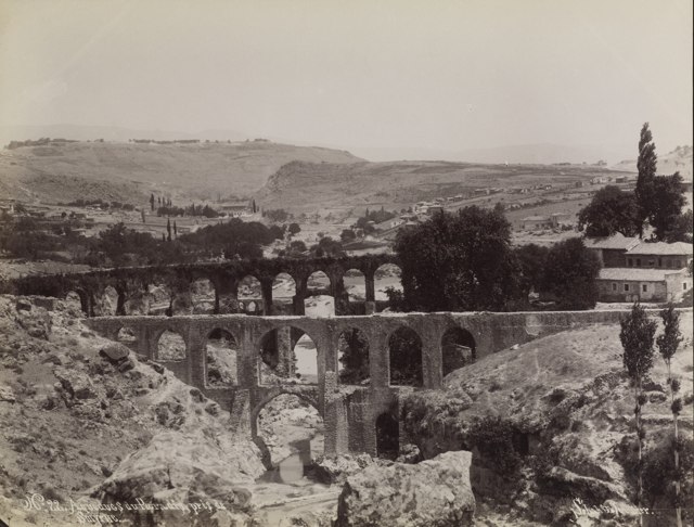 Kızılçullu Su Kemerleri, İzmir / Sébah ve Joaillier Fotoğrafı