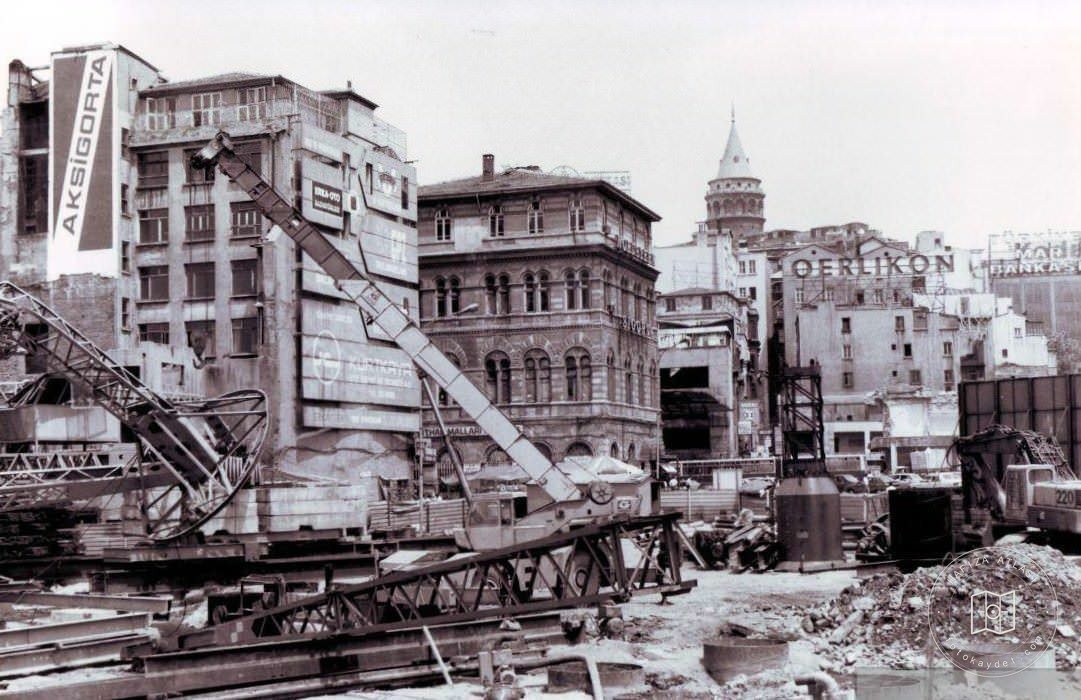 New Galata Bridge Making During Karaköy