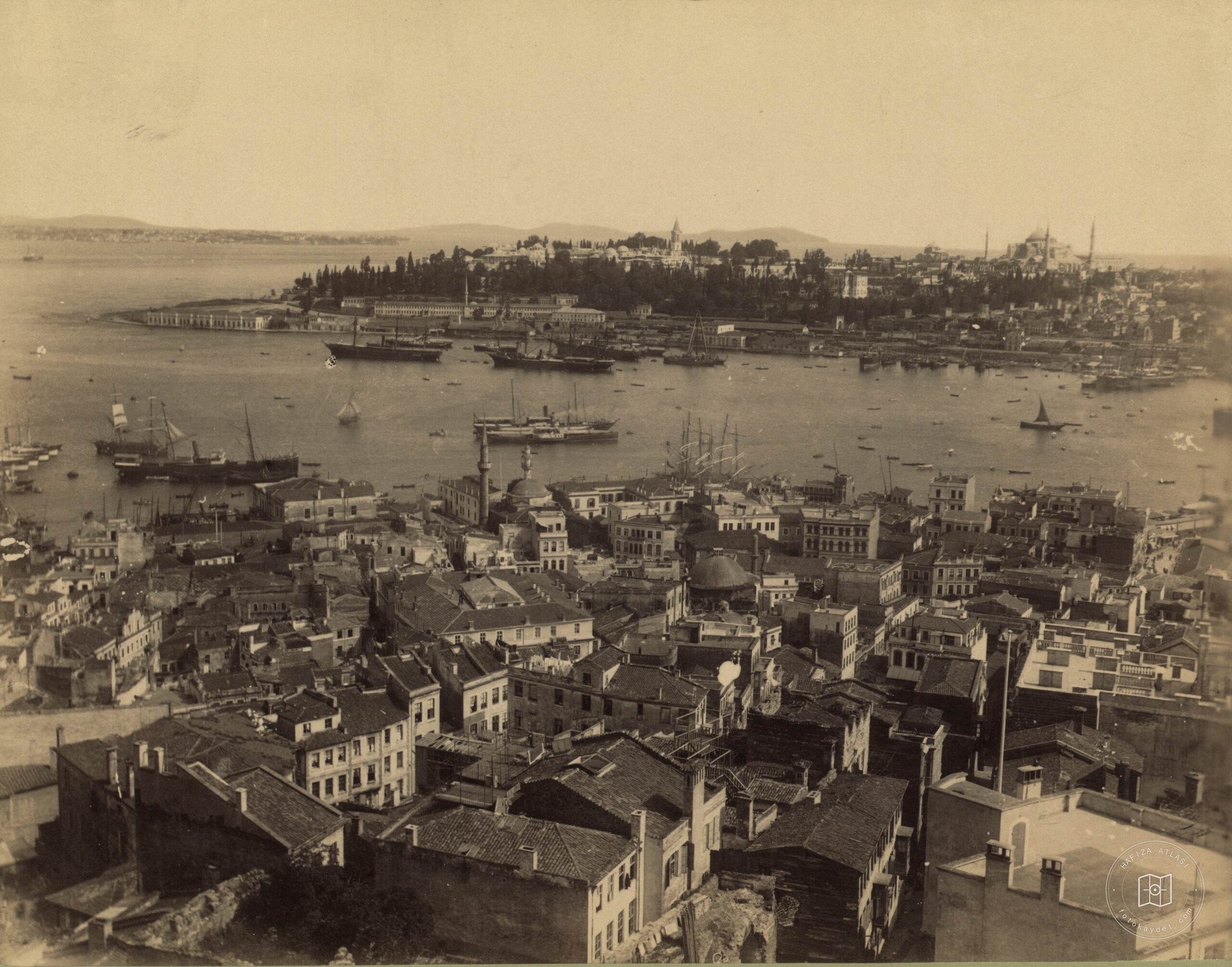 Galata Tower’nden Topkapı Sarayı ve Sarayburnu Yönü