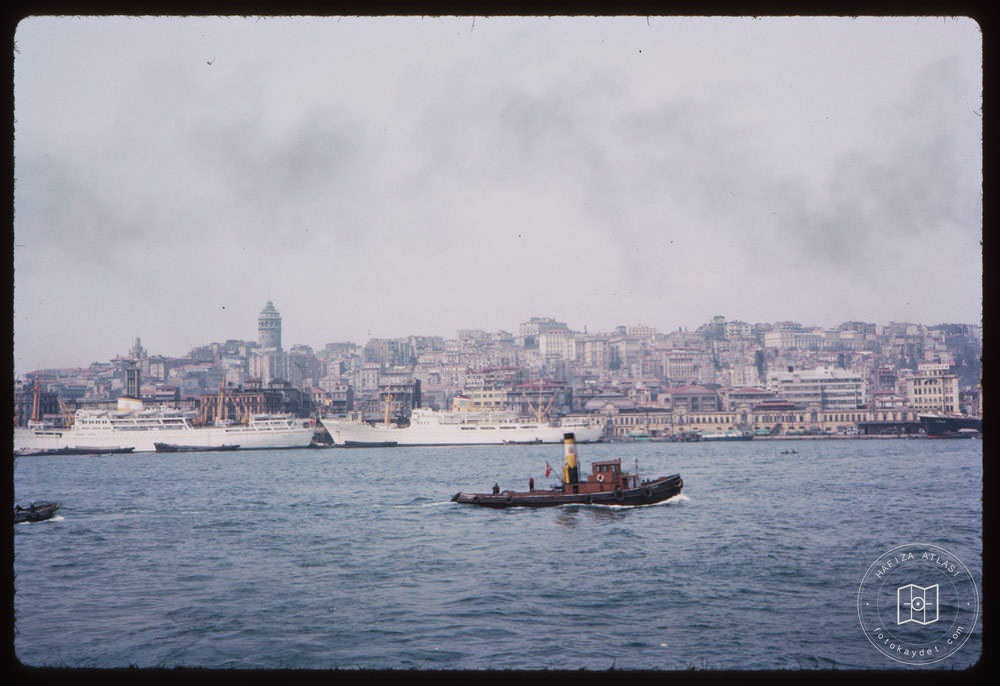 Old Package Mailing And Galata