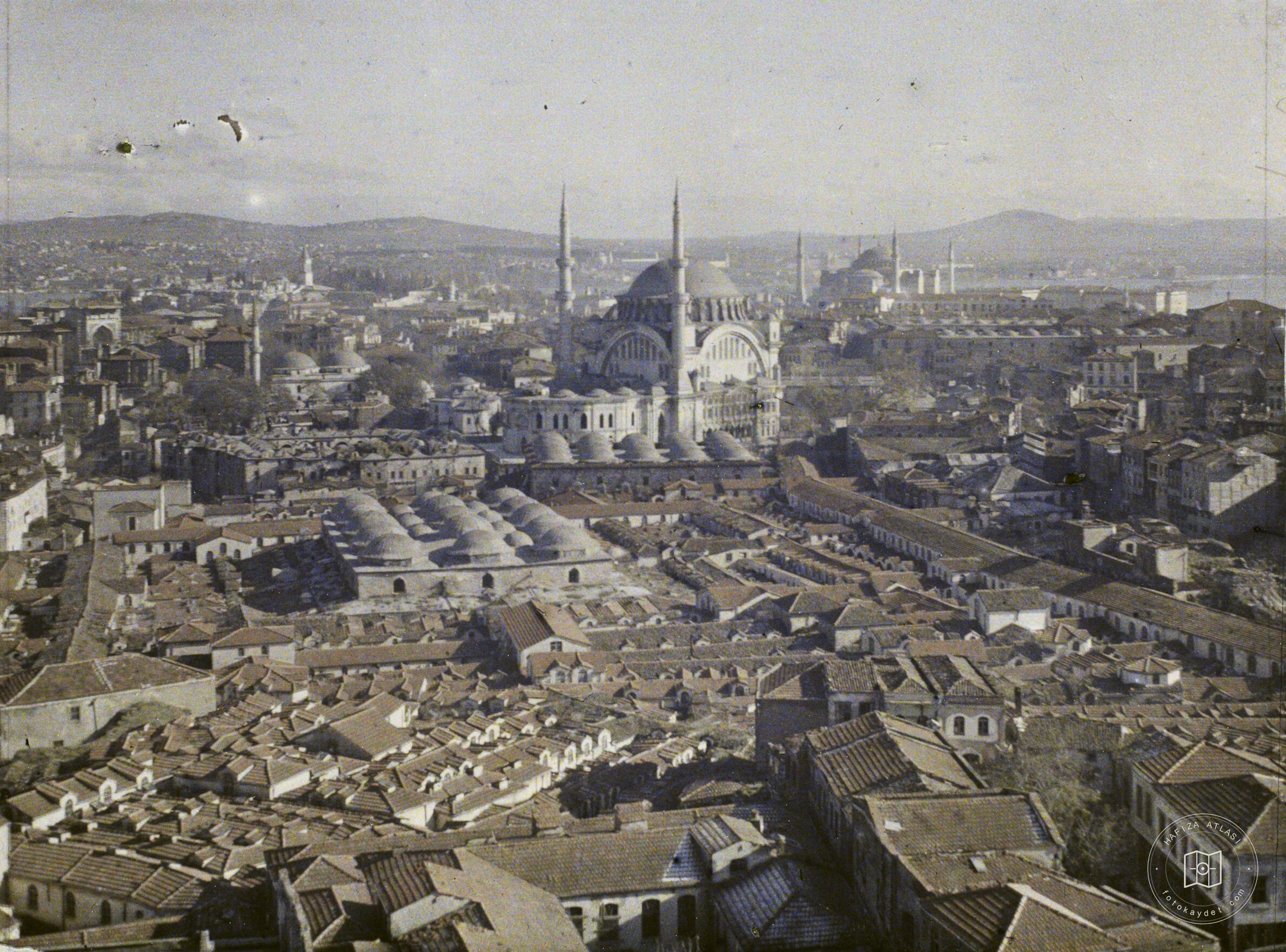 Beyazıt Tower’nden Nuruosmaniye Yönü and Kapalıçarşı