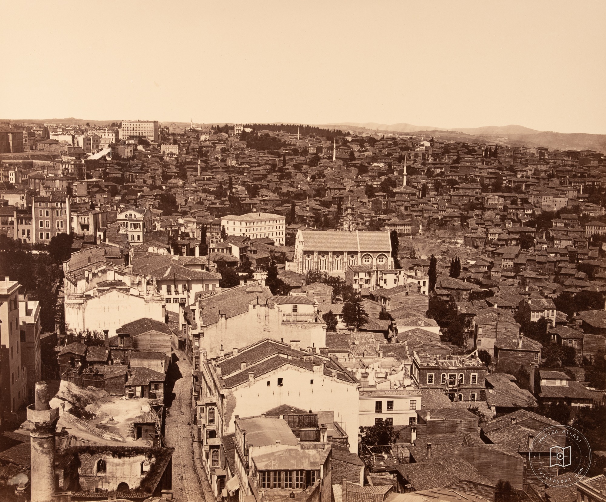 Galata Kulesi’nden Panorama (1/10) Gümüşsuyu Yönü