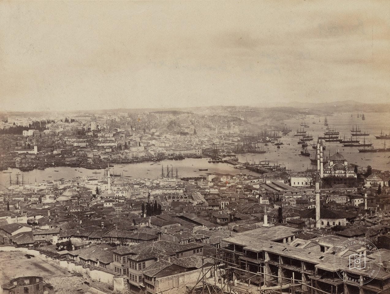 Beyazıt Kulesi’nden Eminönü Yönü