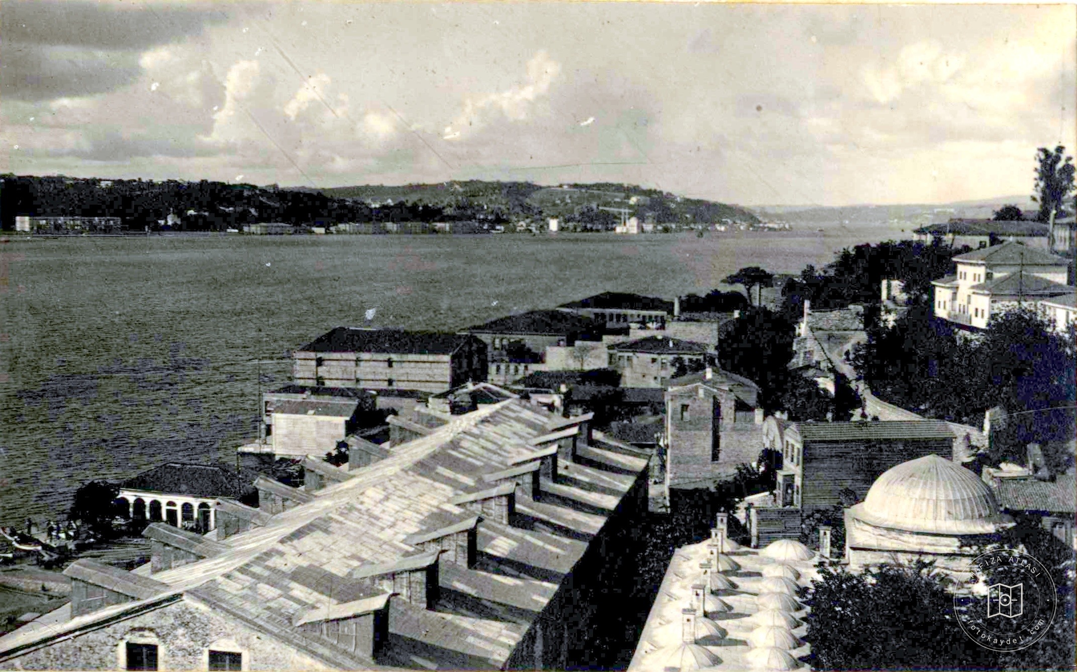 Mihrimah Sultan Mosque Minaret from Bosphorus