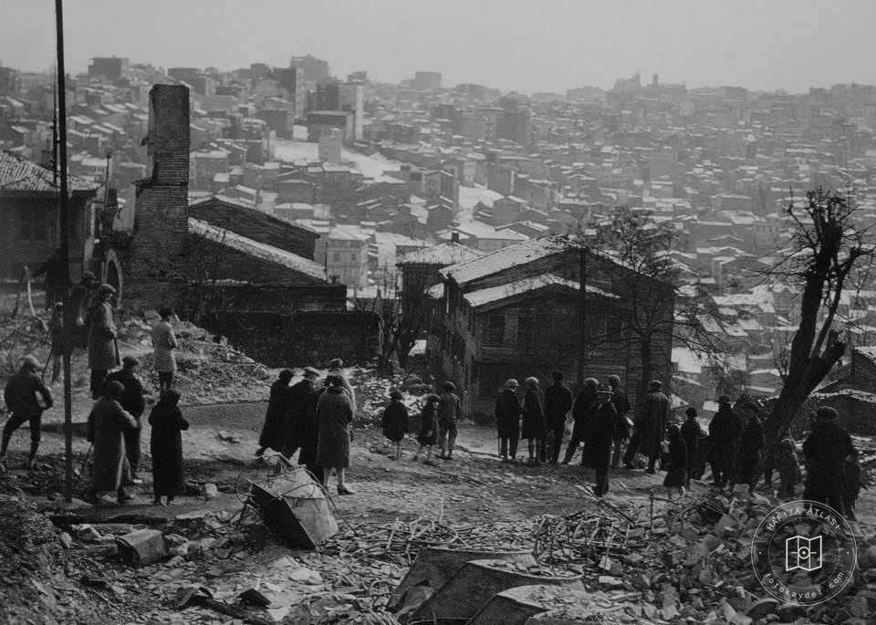 Tatavla After Big Fire in 1929