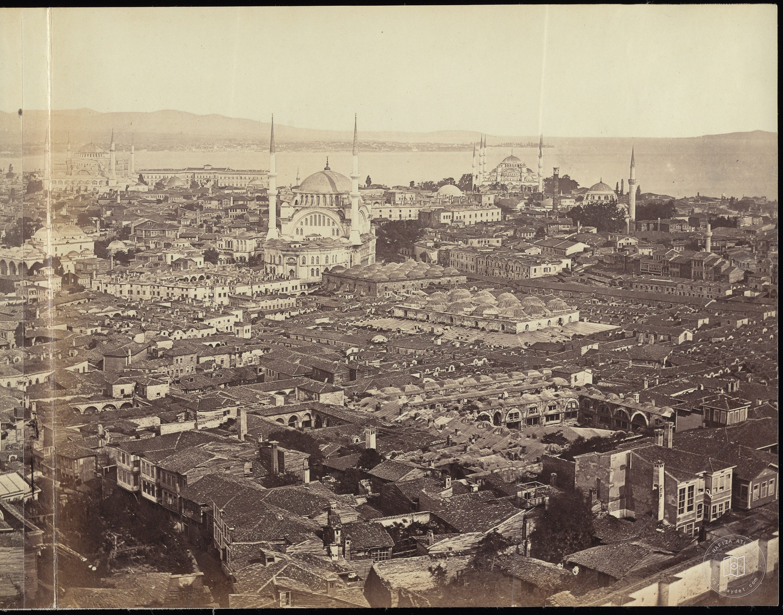 Beyazıt Tower’nden Robertson & Beato Panoraması (5/5) – Nuruosmaniye Yönü