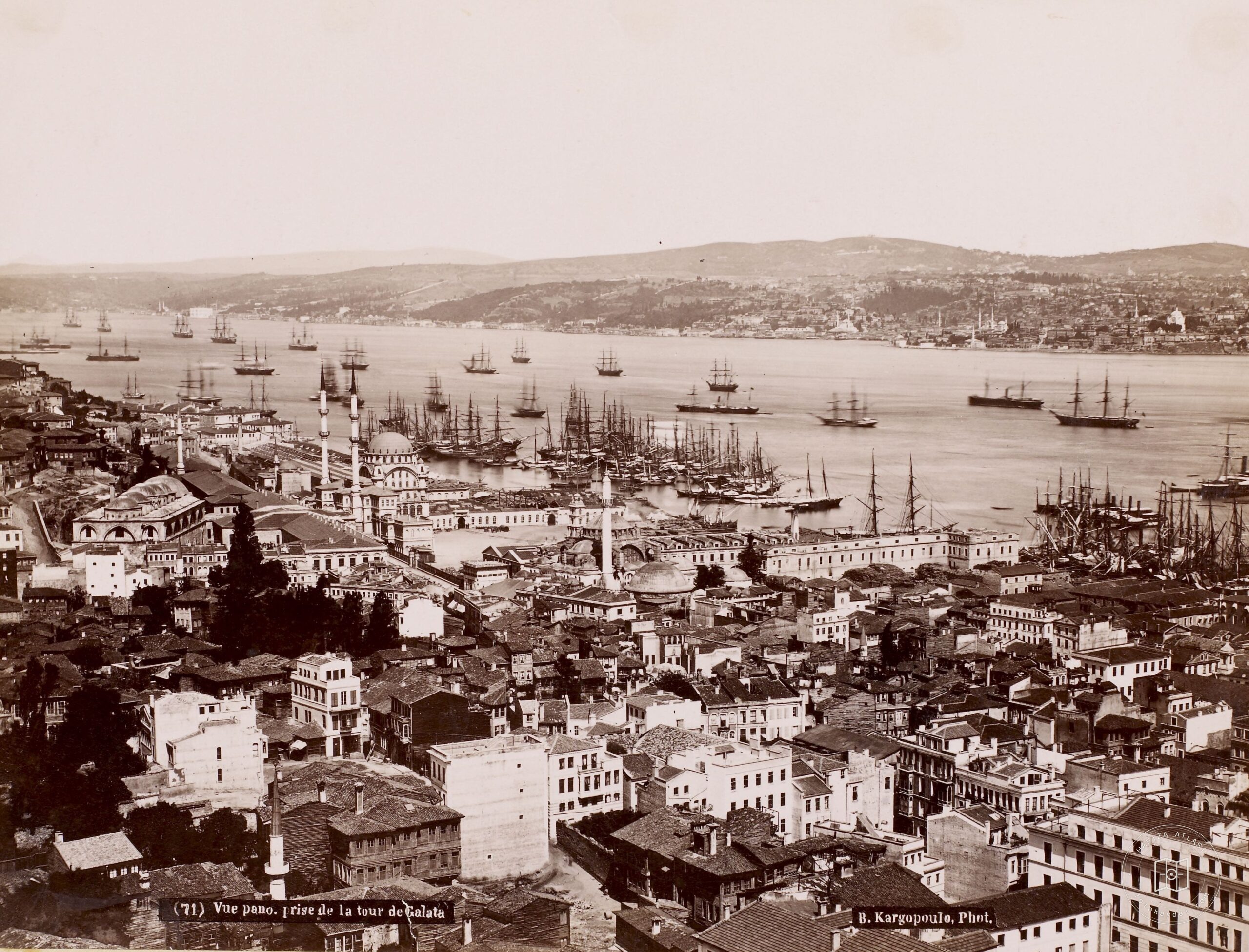 Galata Tower’nden Tophane Yönü
