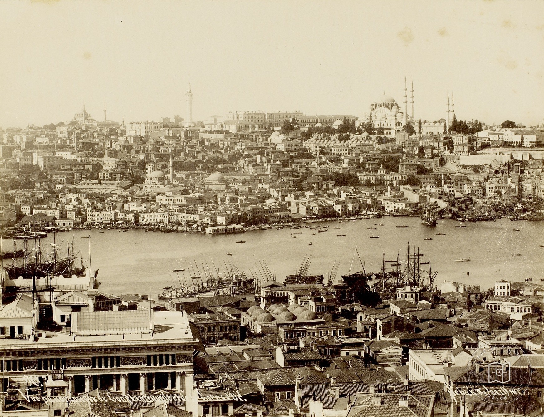 Galata Tower’nden Süleymaniye Yönü (Sepya)