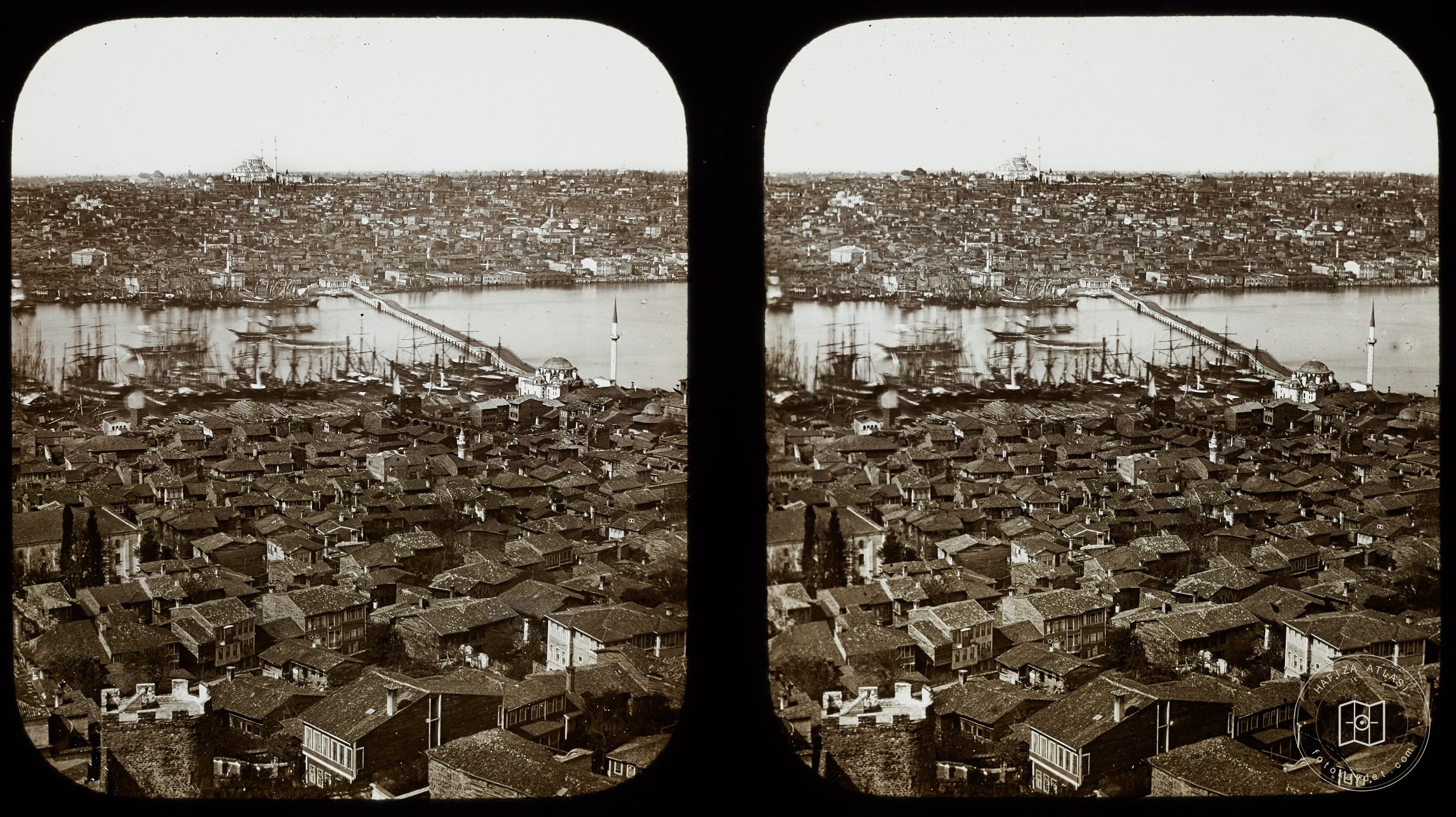 Galata Tower’nden Azapkapı Yönü and Hayratiye Bridge