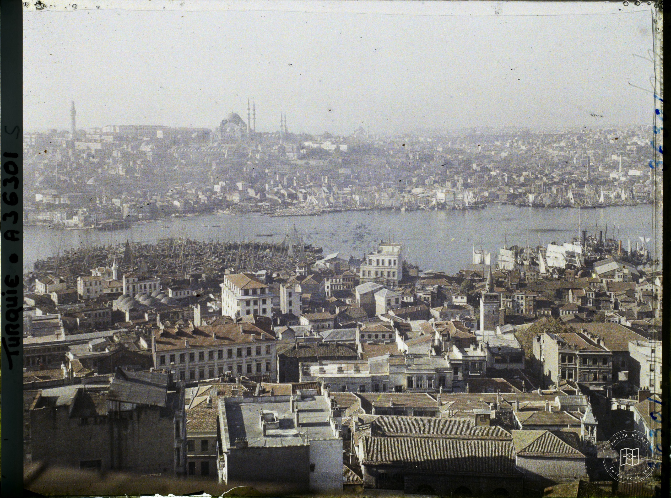 Galata Kulesi’nden Perşembe Pazarı İstikametine Bakış