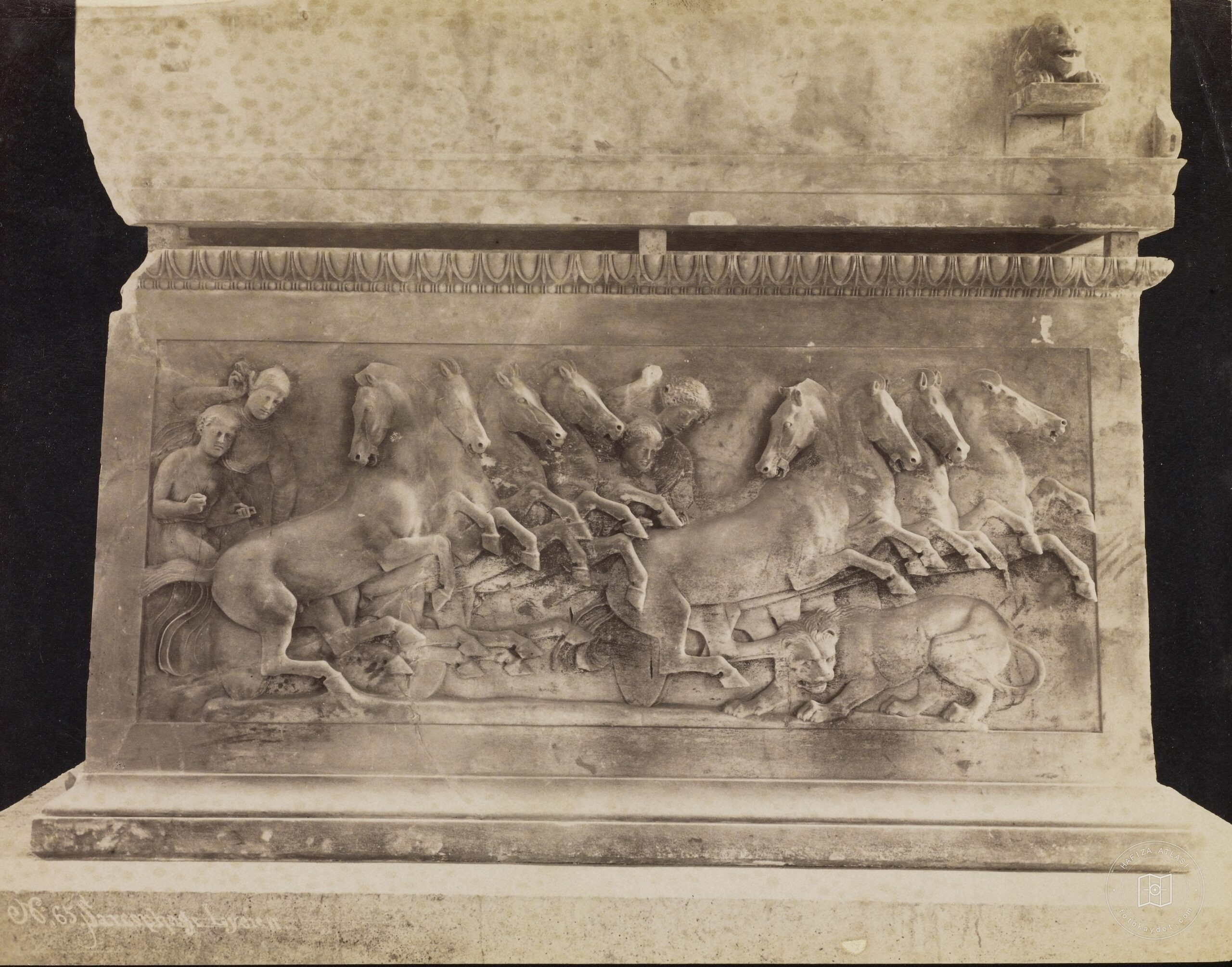 Lycian Type Lahit Detail , Istanbul Archaeological Museum