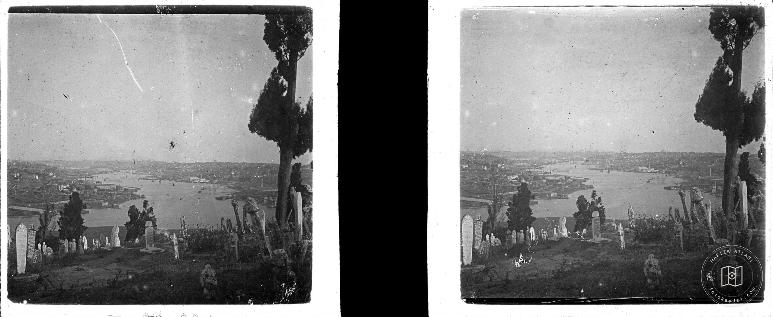 Eyüp Cemetery’ndan Golden Horn’e Bakış