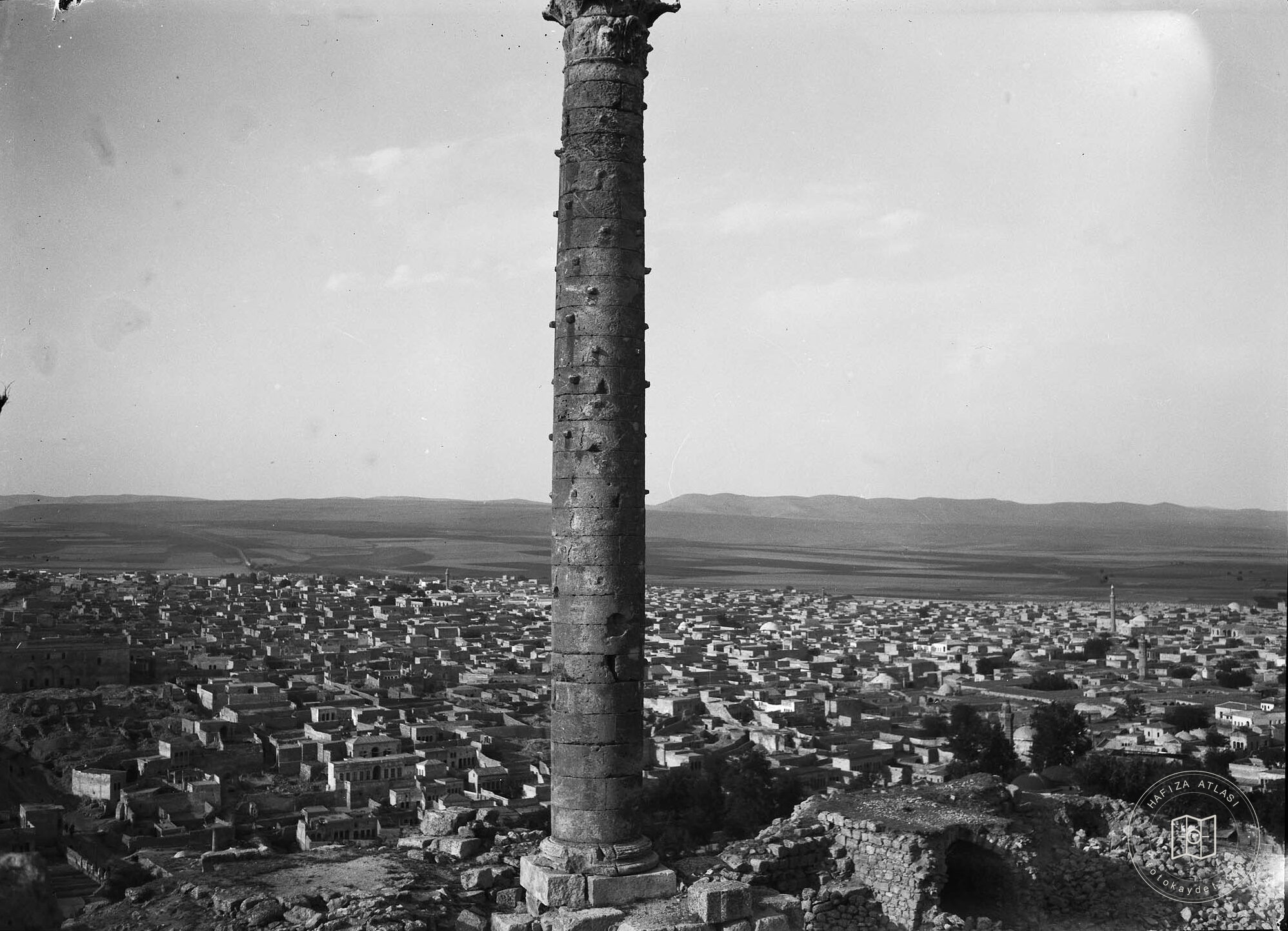 Ancient Column at Şanlıurfa Castle
