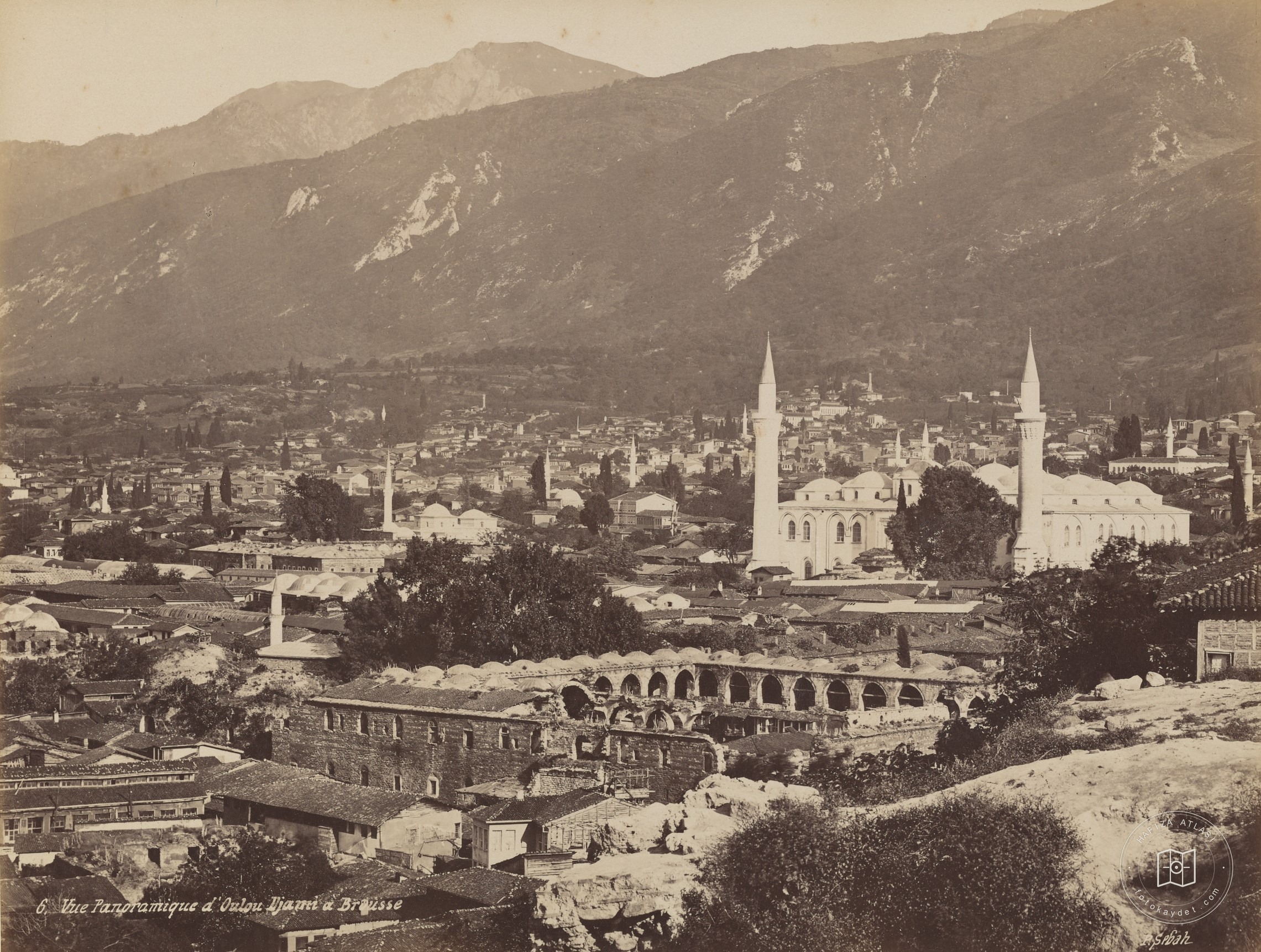 Panoramic View of Bursa and Ulu Mosque